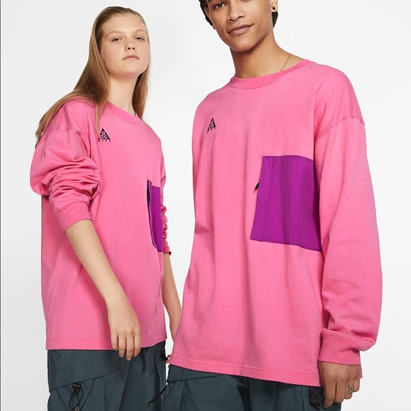 nike acg long sleeve knit tee